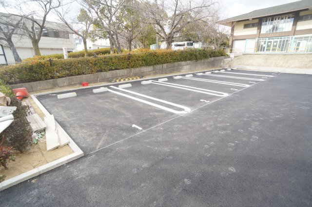 D1の駐車場