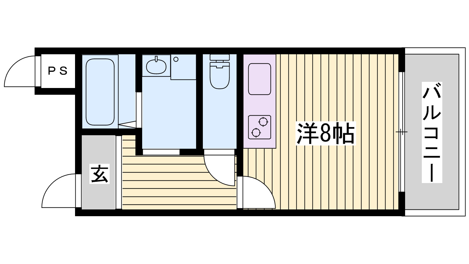 マンションマタージュの間取り