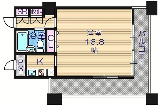 【間取り】 | メゾン・ド・ヴィレ大阪城公園前