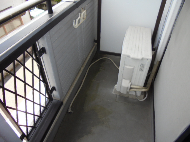 ムトーハイツのバルコニー