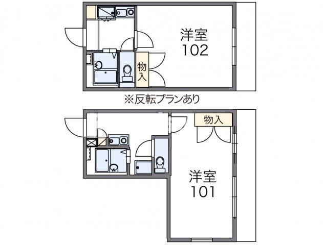 レオパレス昭和の間取り