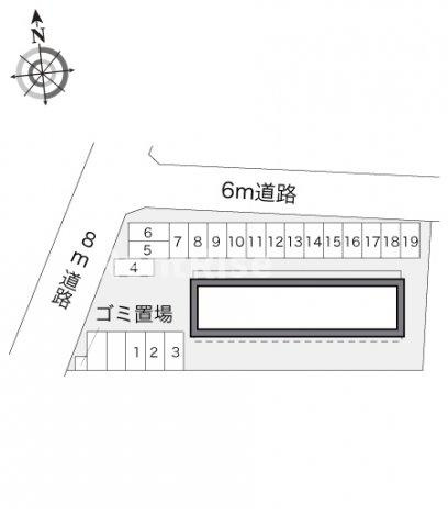 レオパレス昭和の駐車場
