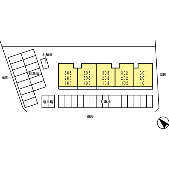 スタースレイプの周辺|配置図