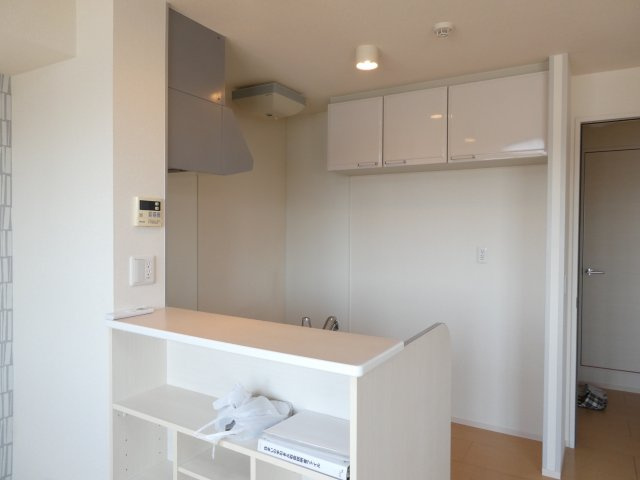 スタースレイプの居間・リビング|カウンターキッチンです。