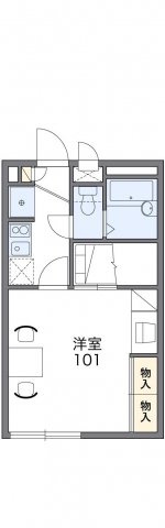レオパレスルミエールの間取り|代表的な間取のため実際の間取とは異なる場合があります