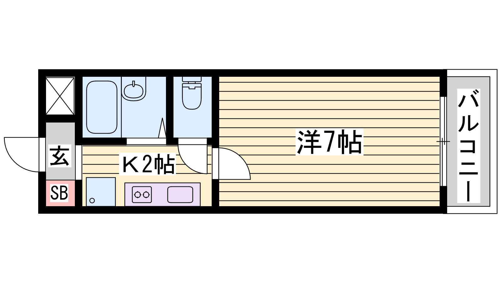 雅ガーデンハイツNの間取り