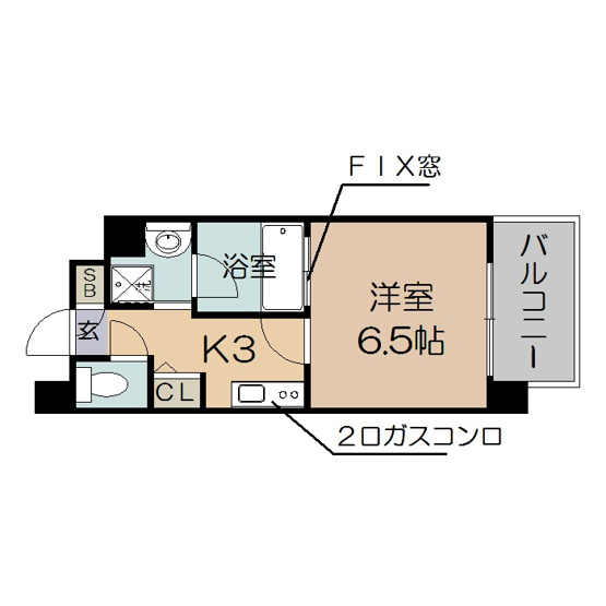 【間取り】 | StoRK Residence 昭和町  | １K お洒落な内装です