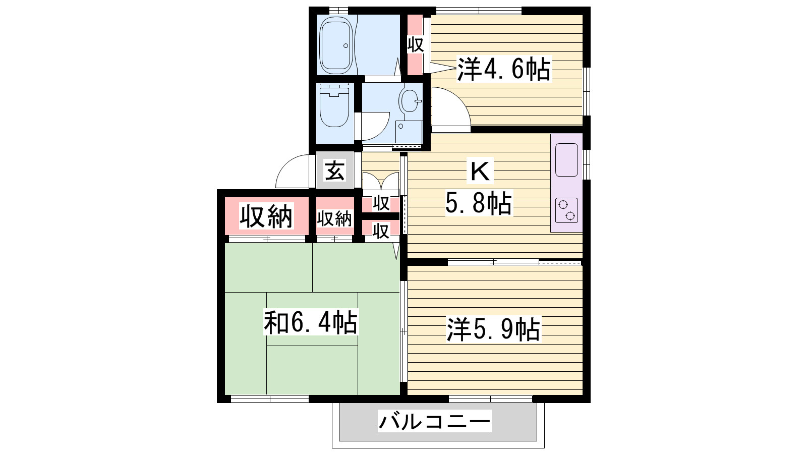 ディアスタツノの間取り