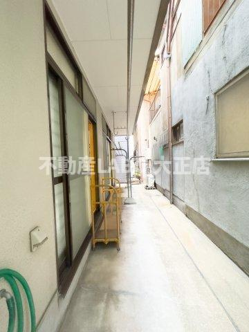 福山ハイツのバルコニー