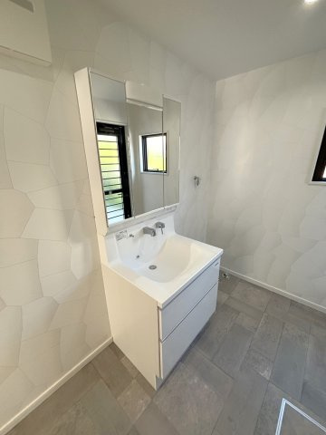 西池町　新築戸建ての独立洗面台