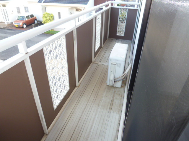 セジュール西浦Ａのバルコニー