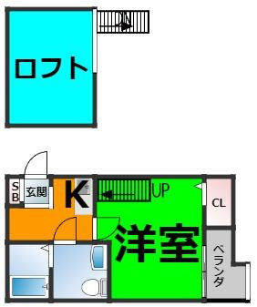仲介手数料0円！パルティール名塚の間取り