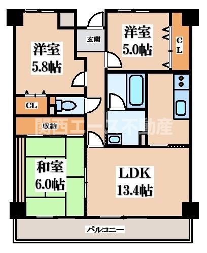 【間取り】 | ベルカーサ太子田