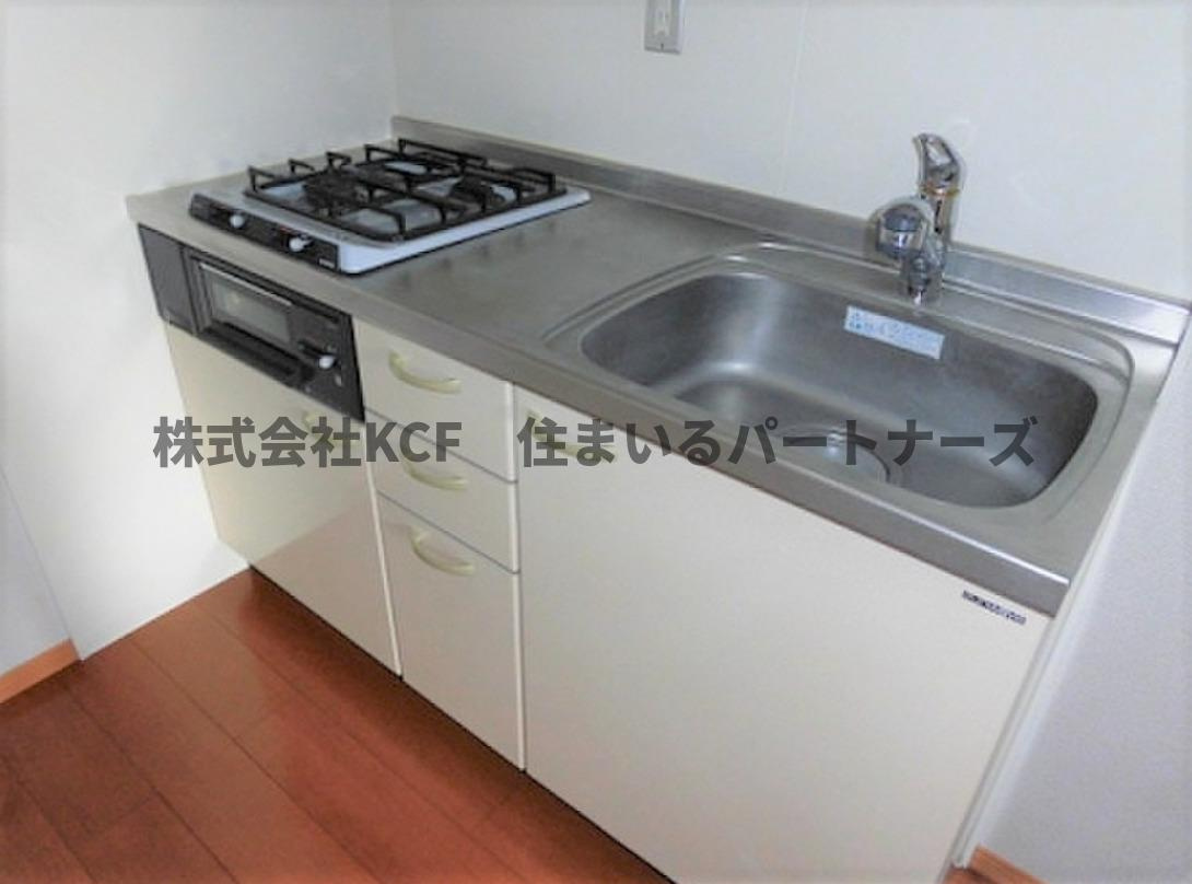 久留米市荒木町荒木のハイツのキッチン|使いやすいキッチンです