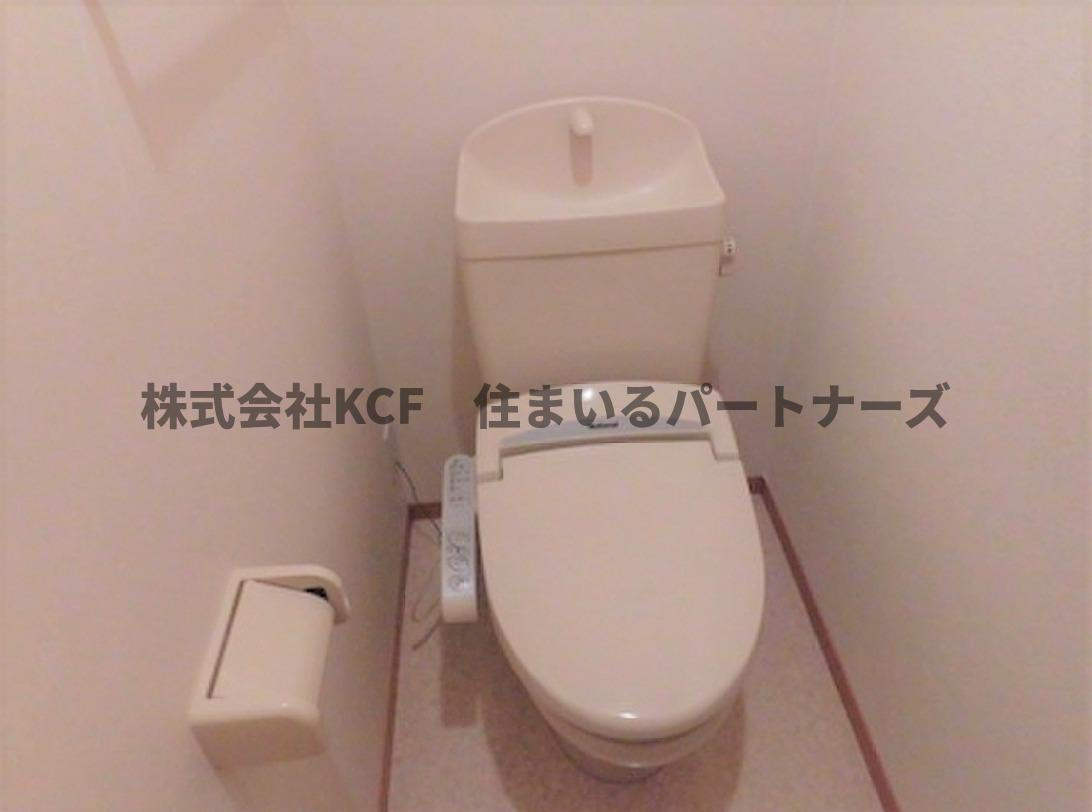 久留米市荒木町荒木のハイツのトイレ|ゆったりとした空間のトイレです