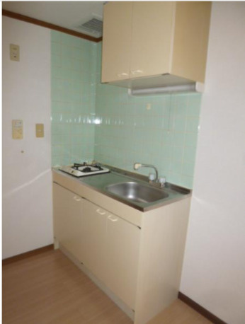 パルコK B棟のキッチン|使いやすいキッチンです