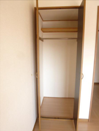 パルコK B棟の収納|大きなスペースがあり、収納には困りません