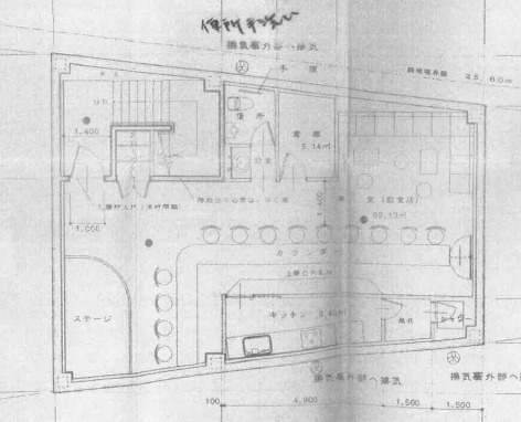 花園町一丁目店舗の間取り
