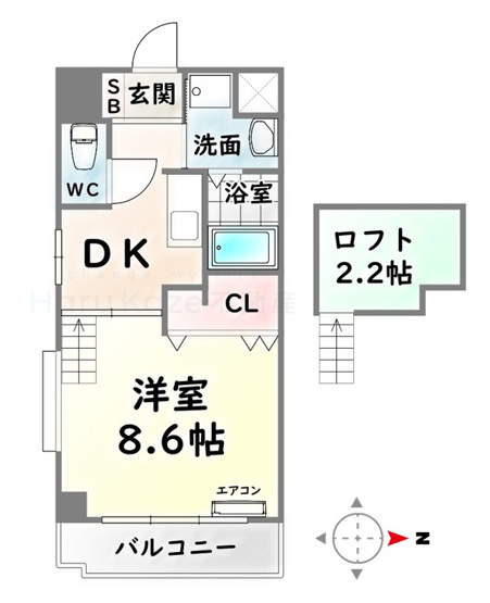【間取り】 | グランドール萩山【名古屋市賃貸・パークサイド】