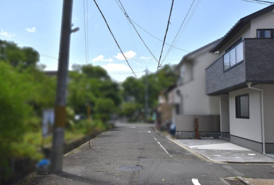 【前面道路含む現地写真】 | 花園猪ノ毛町　中古戸建
