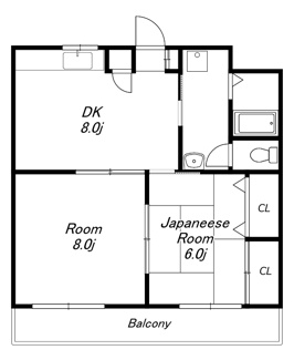 【間取り】 | グリーンヒル夏見Ⅲ