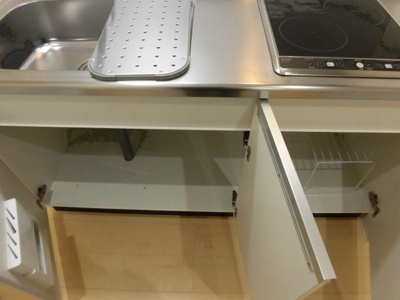 【設備】 | フジパレス東淡路 | キッチン下の収納スペースです