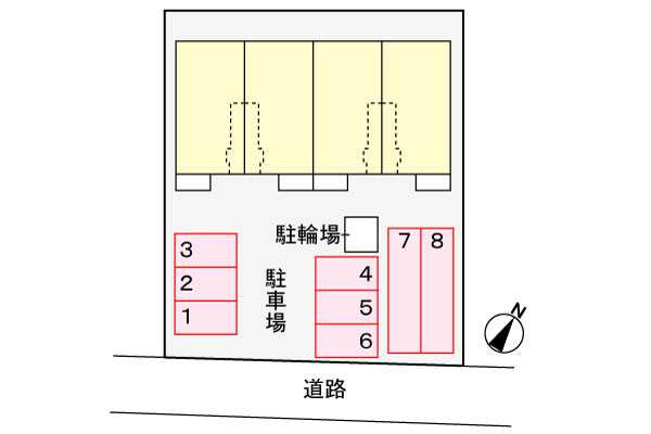 ルペーシェ　　刈谷市の賃貸ならクラスホーム刈谷店の駐車場