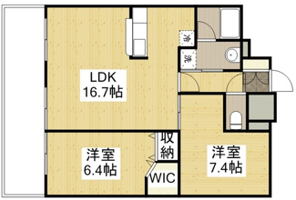 【間取り】 | フラットリア春日 | 1SLDK