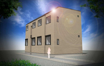 【外観パース】 | （仮称）南花畑一丁目Designer's Apartment | 同一仕様写真
