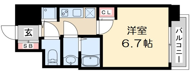 【間取り】 | S-RESIDENCE新大阪Ridente