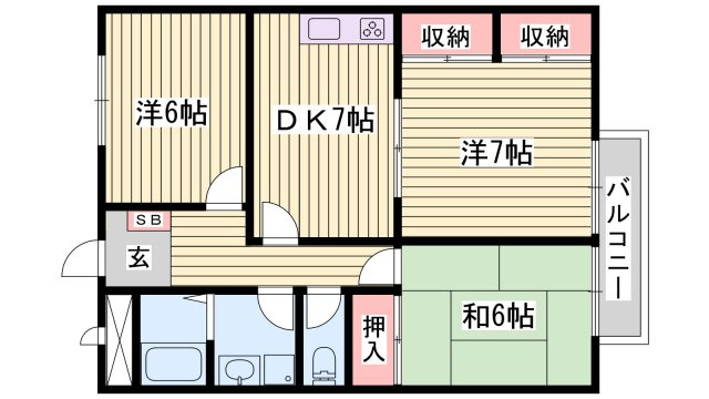 メゾンド　リポの間取り