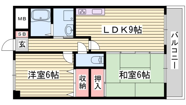プランドール柳井の間取り