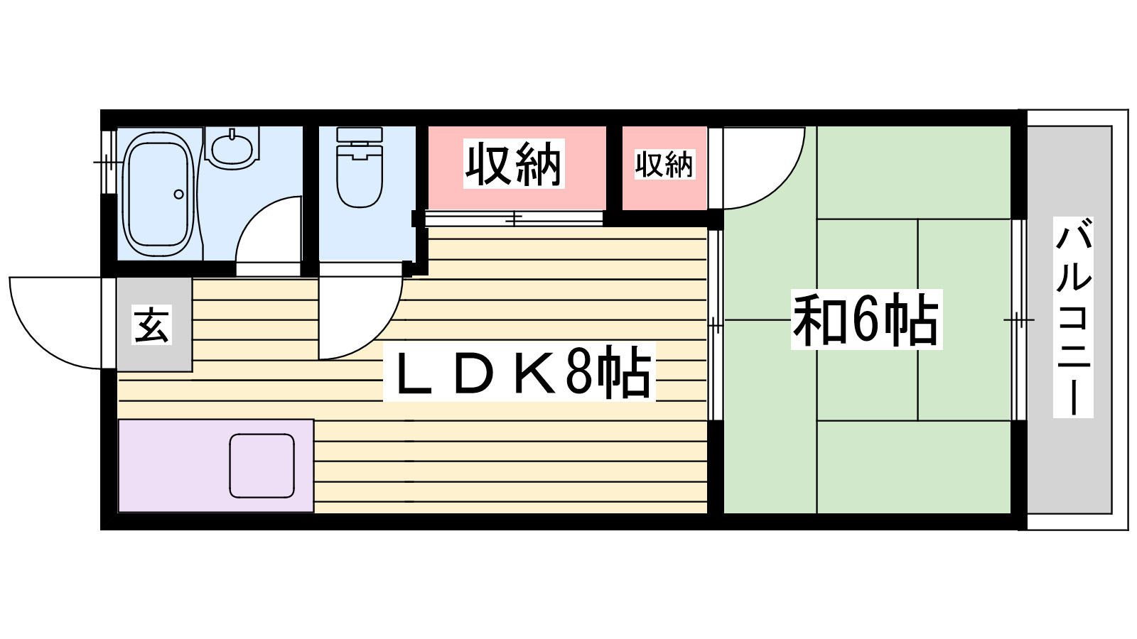 上野ハイツの間取り