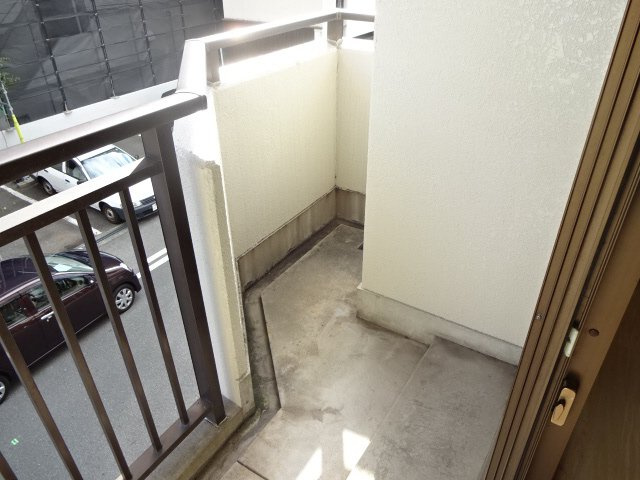 コーポふくいのバルコニー