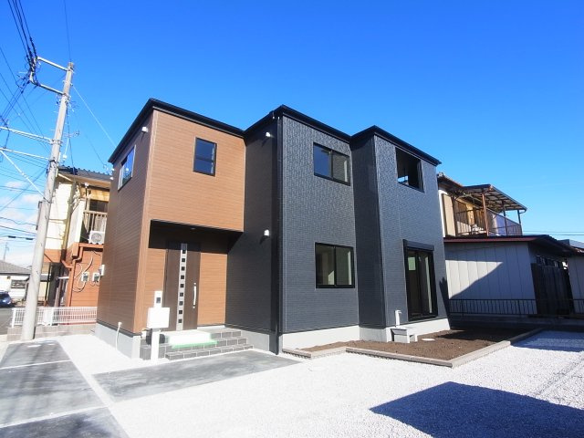 新築　高崎市倉賀野町第35　Livele Garden.S　1号棟の外観|現地写真　2023年12月、完成しました！随時、ご案内出来ます！