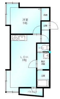 【間取り】 | パレス八重