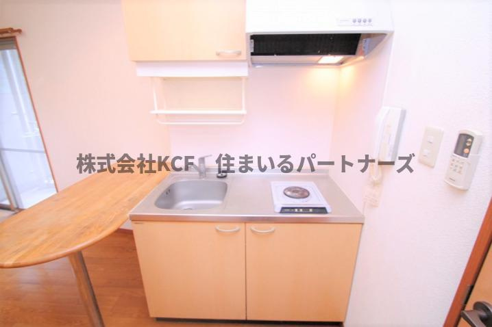 ロッヂングスオークのキッチン|使いやすいキッチンです
