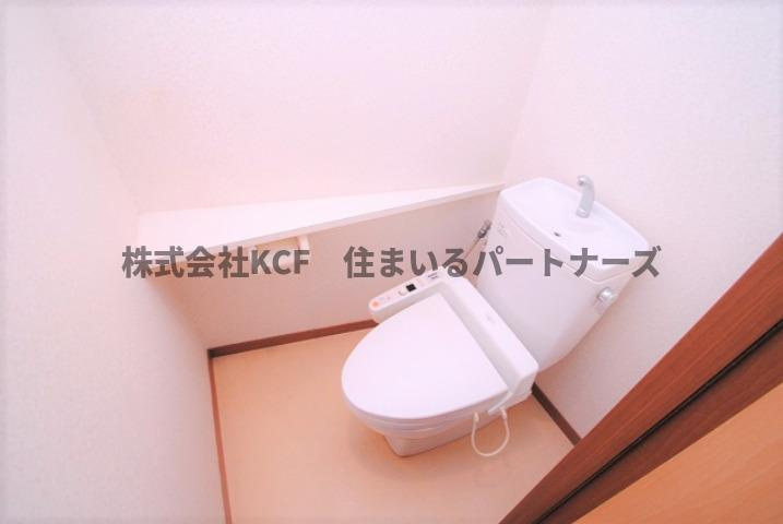 ロッヂングスオークのトイレ|落ち着いたトイレです