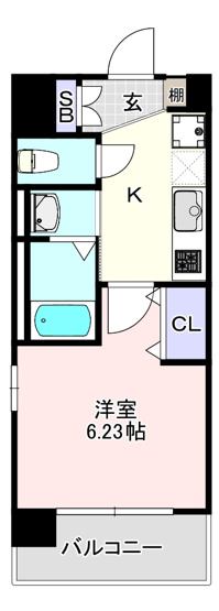 【間取り】 | Luxe布施南Ⅱ
