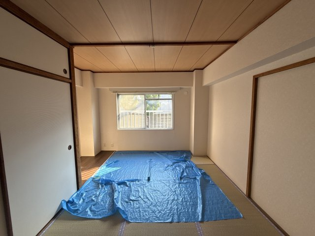 アートマンションの寝室