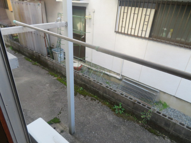 コーポ片山のバルコニー