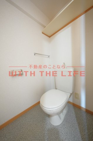 シャンベルジュK☆T【10.000円キャッシュバック対象物件】のトイレ|シンプルで使いやすいトイレです