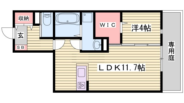 Your Maison Chaleur（ユアメゾン シャルール）の間取り