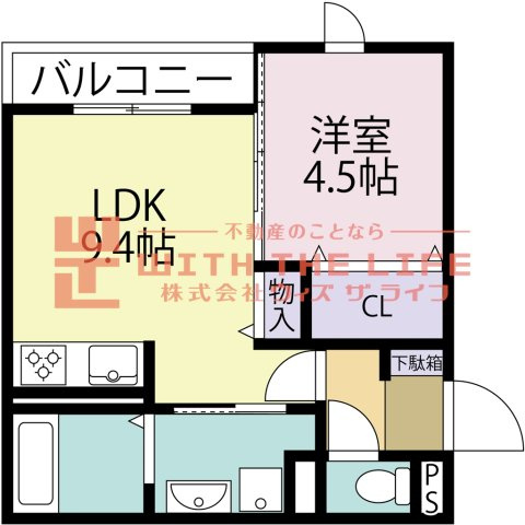 Soavita南薫西【キャッシュバック対象】の間取り