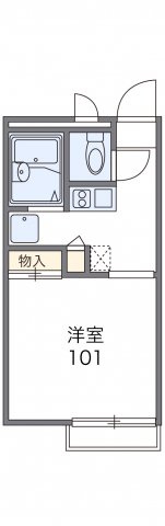 レオパレスはーとぼっくすＳの間取り|代表的な間取のため実際の間取とは異なる場合があります