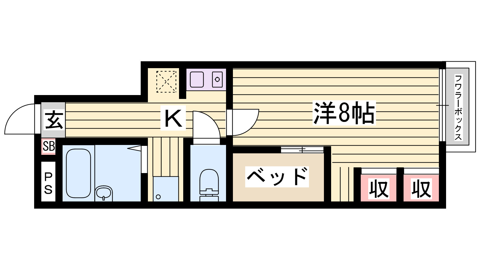 レオパレスＭＡＴＳＵＤＡの間取り