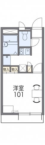 レオパレス華Ⅱの間取り|代表的な間取のため実際の間取とは異なる場合があります