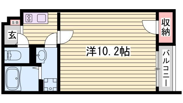 クレイノニジの間取り