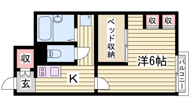 レオパレスアリビオの間取り