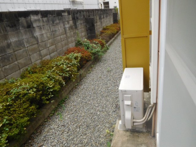 レオパレスサマールＫのバルコニー